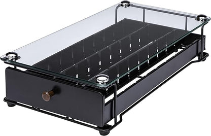 Rice rat Vertuo Capsule Holder Drawer for Nespresso With Glass (Class-30 Pods)