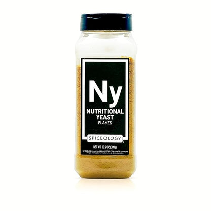 Spiceology – Nutritional Yeast Flakes – Vegan Cheese Substitute & Seasoning – Gluten Free, Plant-Based Protein for Popcorn, Pasta, Sauces & More – Pantry Staple Nooch – 10.9 oz