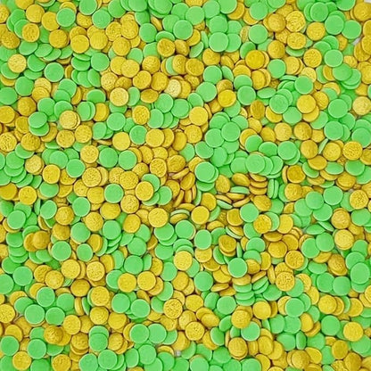 St. Patricks Day Sequins Edible Funfetti Sprinkles Pastel Confetti Confetti Sequins Quin Sprinkles Carnival Sprinkles Decorating Perfect for Cakes,Cupcakes,Desserts Toppings 3OZ