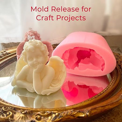 Silicone Mold Release Spray for Epoxy Resin (16.9 fl oz / 500ml) Mold Release Spray for Candle Making Releasing Agent for Silicone Molds (1 Pack Mega Size)