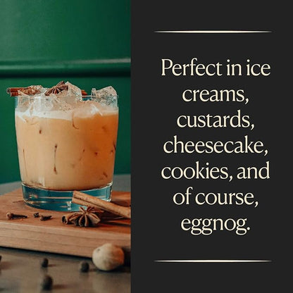 Cook's, Eggnog Flavoring, for Making Eggnog, Baking, Ice Cream, Custard, Cheesecake, and Cookies, 4 oz