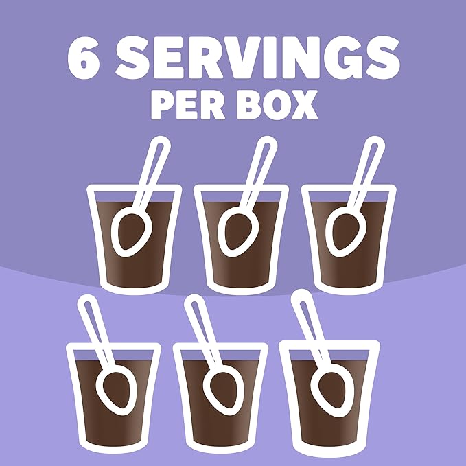 Jell-O Chocolate Instant Pudding & Pie Filling Mix, 5.9 oz Box, As Seen on TikTok