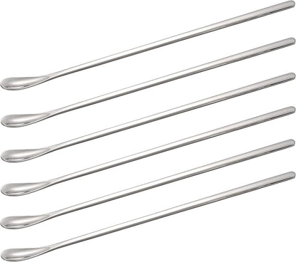 Stainless Steel Coffee Stirrers Spoons 6 Pieces Ice Tea Long Spoons Drink Stir Sticks Spoon for Bar Coffee Cocktail…