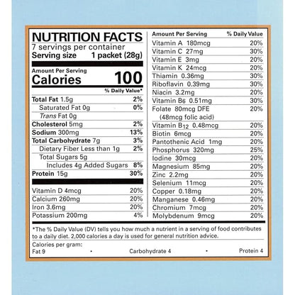 Nutmeg State Nutrition - Pudding or Shake, Low Calories, 15g Protein, Low Fat, 7 Servings Per Box (Chocolate Hazelnut)
