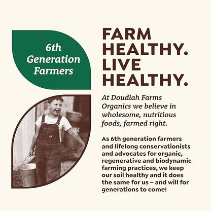 Organic Rye Flour 5 lb - Non-GMO, USDA Organic, Vegan, For Baking Sourdough, Bread, and More! Grown In USA, Farmed From Regenerative Soil by Doudlah Farms