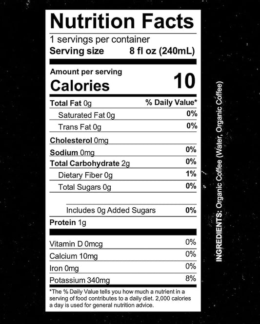 Jolene Coffee – Black Cold Brew | 8oz Cans | Smooth, Bold, Dairy-Free, Gluten-Free, Non-GMO (24 Cans, Black Cold Brew)