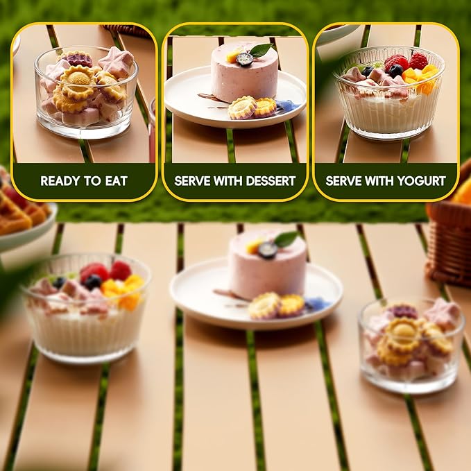 SUNGIVEN Freeze Dried Fruit Crisps Crunch Apple & Strawberry 6 Packs Gluten Free Made with Fruit Vegan Healthy Snacks Ready to Eat for Yogurt Dessert