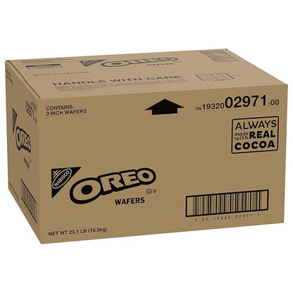OREO 3-inch Chocolate Wafers. 23.1 lb Box