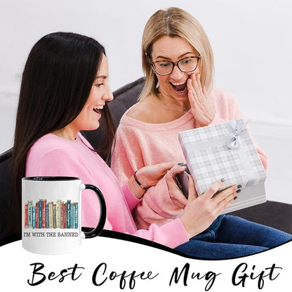 Gifts For Book Lovers, Book Lovers Gifts For Women, Book Themed Gifts for Teacher, Librarian Mug for Women, Christmas Gifts for Book Lovers Bookworm, Book Accessories, 11oz Coffee Mug
