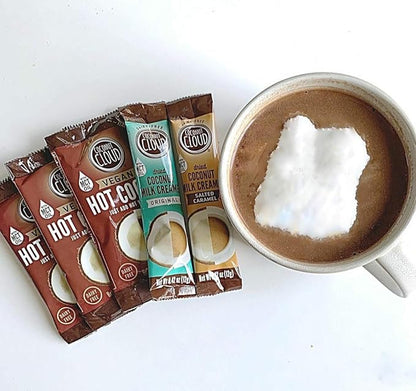 Coconut Cloud: Dairy-Free Coffee Creamer | Minimally Processed, Shelf Stable. Made from Coconut Powdered Milk. | Vegan, Gluten Free, Non-GMO. (Home, Office, Travel), Creamers (Vanilla - 20 Sticks)