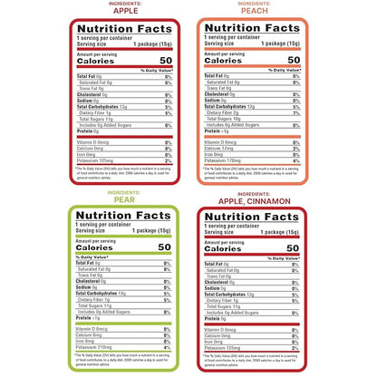 Nature’s Turn Freeze-Dried Fruit Crisps –Healthy, Gluten-Free,Crispy & Delicious,Plant-Based Snack,Ideal for Cereal, Smoothies, School Lunches, & On-the-Go, Orchard Variety Bags of 16(0.53 oz Each)