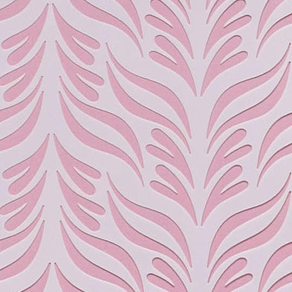 Cake Stencil - Seamless Delicate Pattern for Decorating Tall Double Barrel Cake to Use with Buttercream, Royal Icing, Ganache, Paint, Airbrush (OLLO)
