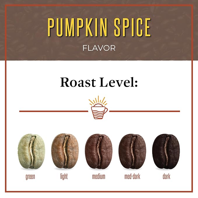 San Diego Coffee Pumpkin Spice, Medium Roast, Whole Bean Coffee, 16-Ounce Bag Café en grano tostado