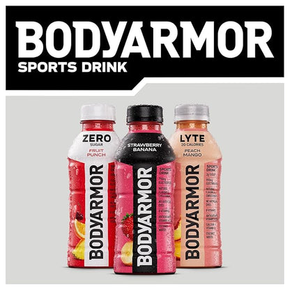 BODYARMOR ZERO Sugar Lemon Lime, Sugar Free Sports Drink - Low-Calorie Hydration - Natural Flavors with Potassium Packed Electrolytes, Antioxidants, and B-vitamins, 20 fl oz (pack of 6)
