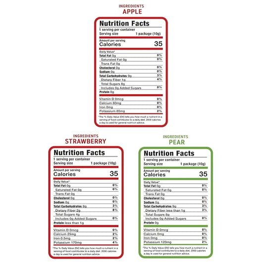 Nature’s Turn Freeze-Dried Fruit Crisps –Healthy, Gluten-Free,Crispy & Delicious, Plant-Based Snack,Ideal for Cereal, Smoothies,School Lunches,& On-the-Go,Lunchbox Snack Variety Bags of 15 (0.35 oz Each)
