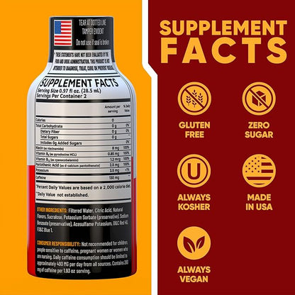 B12 Açaí Pomegranate Extra Strength Energy Shot 10 pk – 260mg Natural Caffeine B12 B6 – Energy & Vitality Support – 2 Servings Sugar Free Zero Calorie Green Tea B-Vitamins Electrolytes Vegan – 1.93 fl oz