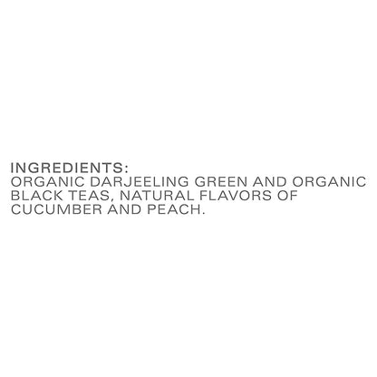 TAZO Organic Peachy Green Tea Bags, Caffeinated Tea, 120 Total Bags (20ct - Pack of 6)