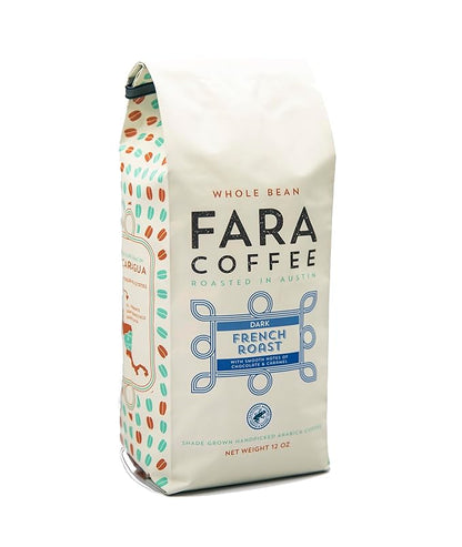 Fara Coffee, Whole Bean (French Roast (Dark), 5 Lb)