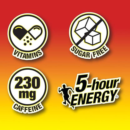 5-Hour Energy Gamer Shots Variety Pack, 24 Count (1.93 fl oz) - Extra Strength Apple Bash, Rocket Raspberry, Pineapple Charge Flavors