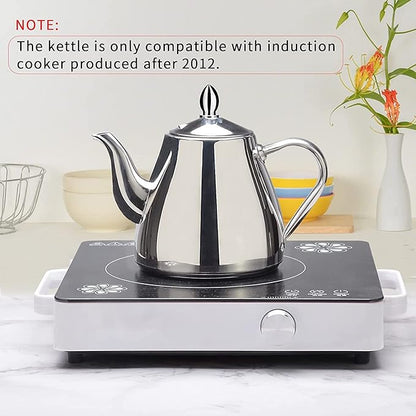 SANQIAHOME Stainless Steel Teapot Coffee Servers 1500ml