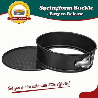 Hiware 6 Inch Non-stick Springform Pan with Removable Bottom - Leakproof Cheesecake Pan, Compatible with 3 Qt Instant Pot