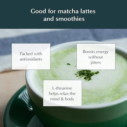 Naoki Matcha Organic All Purpose Blend - Authentic Japanese Culinary Grade Matcha Green Tea Powder from Japan (40g / 1.4oz)