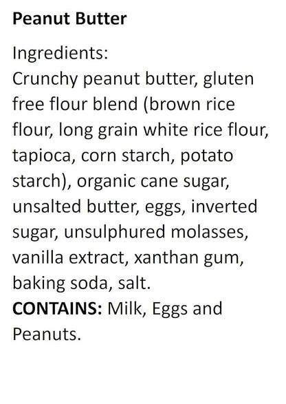 WOW Baking Company Gluten-Free Cookies, Peanut Butter, 8 Ounce (Pack of 6)