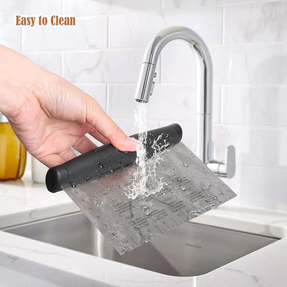 2pcs Stainless Steel Dough Scraper & Chopper - 6 Inch Multi-Purpose Kitchen Tools with Measuring Markings, Cutter for Dough, Pizza Cutter for Kitchen Baking
