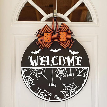 Halloween Stencils for Painting on Wood 12inch Large Halloween Stencil Hey Boo Witches Spider Bats Ghost Draw Templates for Porch Hanger Doormat Fabrics DIY Crafts Decor