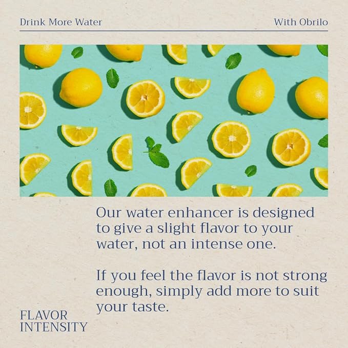 Obrilo Water Enhancer Liquid Flavoring Drops - ZERO Sugar/Calorie, Dye Free, Naturally Flavored Drink Syrup, 2.0 fl oz x 10 Bottles for Kids & Adults (Variety 10 Pack)