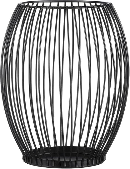 Luxshiny Coffee Pod Holder, Metal Espresso Pod Baskets Black Wire Baskets for Counter Small Space Storage Station Organizer Coffee Bar Accessories - 5.31"W x 6.09"H