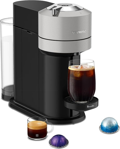 Nespresso Vertuo Next Coffee and Espresso Maker by Breville, Light Grey