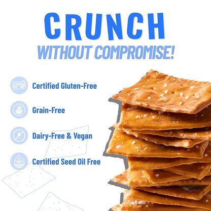 Every Body Eat Snack Pretzel Thins, Allergen Friendly, Vegan, Gluten Free and Grain Free (6 Count, Pretzel)