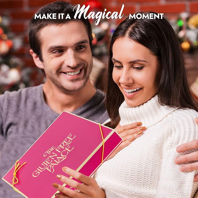 Gluten Free Palace Biscotti Cookies Gift Basket – Gluten Free Chocolate Cookies – Assorted Biscotti Chocolate Gift Box for Family, Sympathy, Men & Women