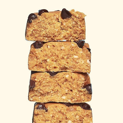 Perfect Bar, Chocolate Chip Cookie Dough Protein Bar, Gluten Free, Soy Free, Non GMO, No Sugar Alcohols, 2.2 Ounce Bar, 10 Count