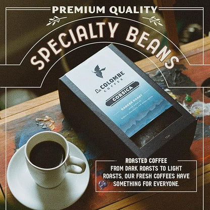 La Colombe Corsica Dark Roast Whole Bean Coffee - Notes of Baker's Chocolate, Red Wine & Spices, 5 Pound (Pack of 1)