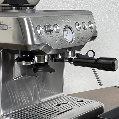 54mm Bottomless Portafilter Compatible with Breville Barista Express, BES870XL, BES870BSXL, BES878BSS, BES880BSS Espresso Machine (ABS Handle-Black)