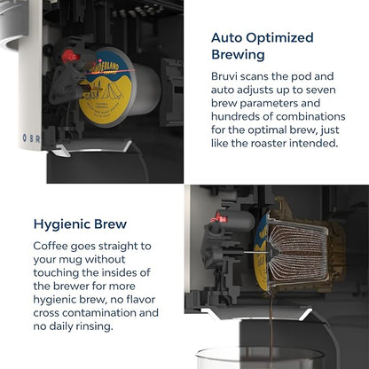 The Bundle | Single-Serve Coffee System | Includes 20 Coffee and Espresso B-Pods Coffee Brewer