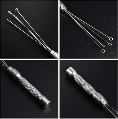 Espresso Coffee Stirrer, MATOW Stainless Steel Mini Whisk for Espresso Stirring Distribution – Professional Coffee Powder Stirring Tool