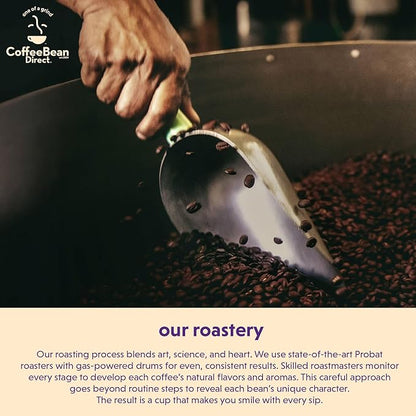 Coffee Bean Direct Dark House Blend, Whole Bean Coffee, Dark Roast, 2.5 Pound Bag (Pack of 1)