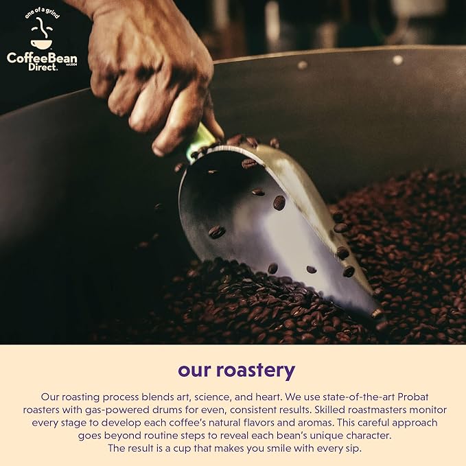 Coffee Bean Direct French Roast Papua New Guinea, Whole Bean Coffee, Dark Roast, 2.5 Pound Bag (Pack of 1)