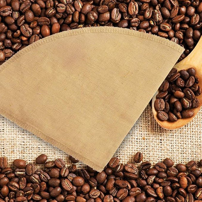 Organic Hemp Reusable Coffee Filter (No.2 Cone, 3pk)