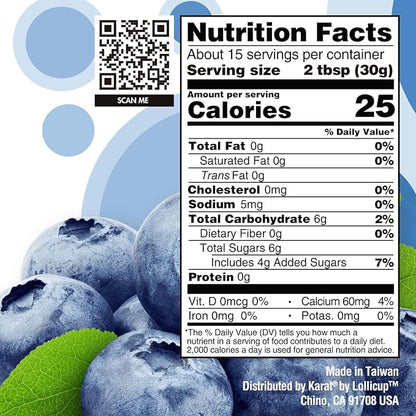Tea Zone [1 Pound] Blueberry Popping Pearls, Bursting Pearls for Teas, Shakes, Smoothies, Dessert Toppings