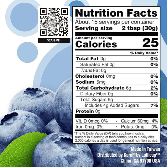 Tea Zone [1 Pound] Blueberry Popping Pearls, Bursting Pearls for Teas, Shakes, Smoothies, Dessert Toppings