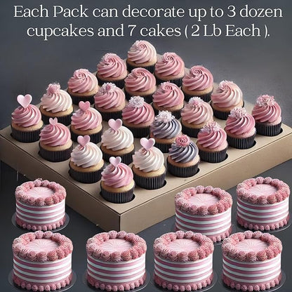 Confect Sprinkles for Cakes & Cupcakes Decoration Assorted pack of 5 Pink Pop Sprinkles Mix Blush Pink, Baby Suger & Coral Dragees Baby Pink Jimmies Vegan, Gluten-Free, Nut-Free, Soy-Free, Dairy-Free , Handcrafted Sprinkle- 5 Oz