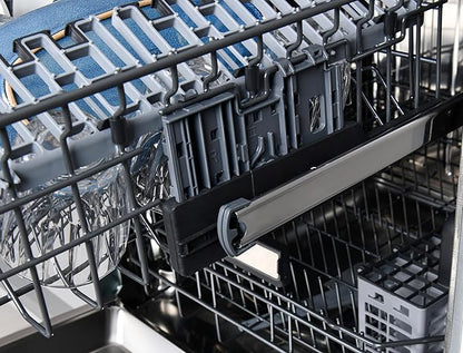 Kenmore Elite 24" Built-In Dishwasher - UltraWash Plus, TurboDry, QuietWash, SmartWash, TurboFlex Third Rack & Reach-Thru Handle - 15 Place Settings - 42 DBA - ENERGY STAR Certified - Black
