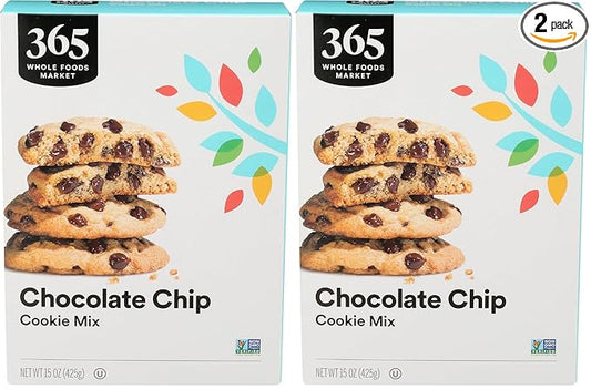 365 by Whole Foods Market, Chocolate Chip Cookie Mix, 15 Ounce (Pack of 2)