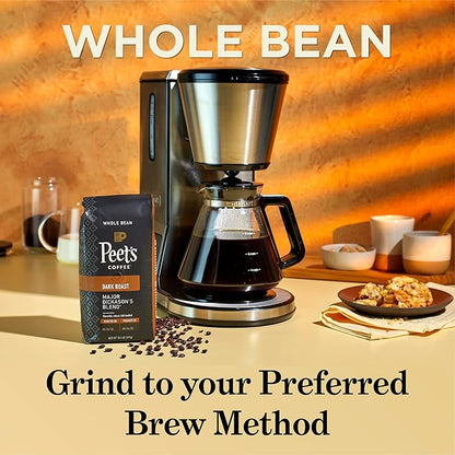 Peet's Coffee, Dark Roast Whole Bean Coffee - French Roast 36 Ounces (2 Bags of 18 Ounces)