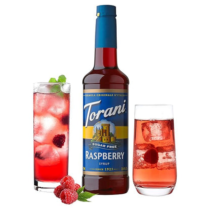 Torani Sugar Free Syrup, Raspberry, 25.4 Ounce (Pack of 4)
