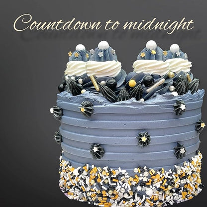 Sprinkles | 4 oz | Gold and silver sprinkles | Metallic sprinkles | New year sprinkles | Glamour sprinkles | Sprinkle mix | Manvscakes